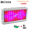 Miniatyrbild 2 av 2: LED Växtlampa, Dubbelchips LED, Fullspektrum, Energisnål,1200W dubbel chip