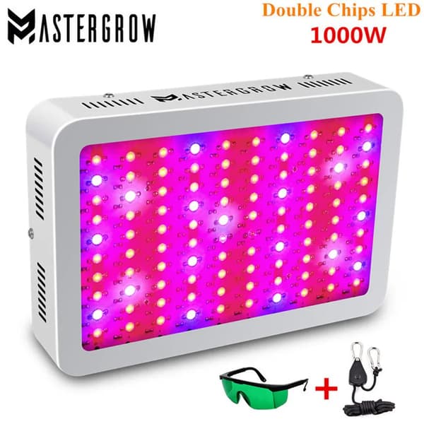 LED Växtlampa, Dubbelchips LED, Fullspektrum, Energisnål,1000W dubbel chip