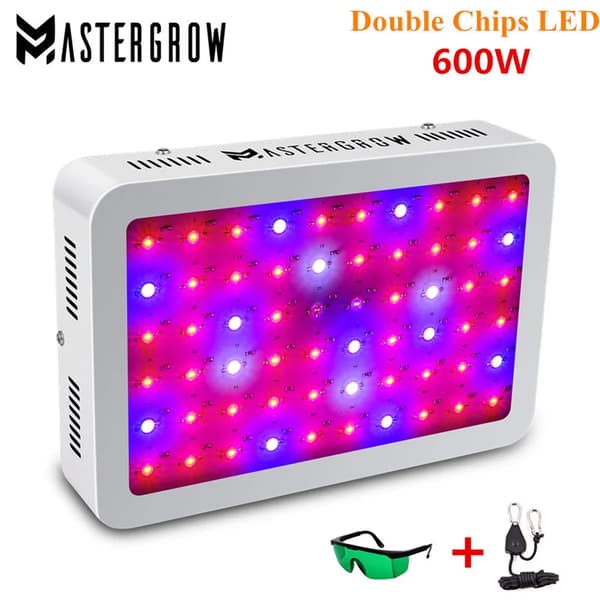 LED Växtlampa, Dubbelchips LED, Fullspektrum, Energisnål,600W dubbel chip