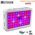 Miniatyrbild 2 av 2: LED Växtlampa, Dubbelchips LED, Fullspektrum, Energisnål,600W dubbel chip