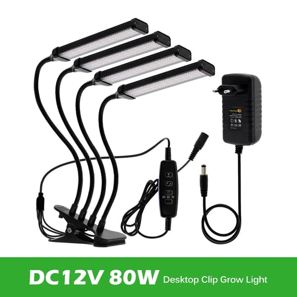 Vækstlys LED, Fuldt Spektrum, Dæmpbar Timing,RB- Clip 80W