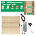 Miniatyrbillede 2 af 2: Dæmpbar LED Vækstlys, Justerbart Spektrum, Energi Effektiv,QBK1500Plus-DIM