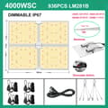 Miniatyrbild 2 av 2: LED Växtlampa, Full Spektrum för Inomhusväxter, Dimmbar och Vattentät,