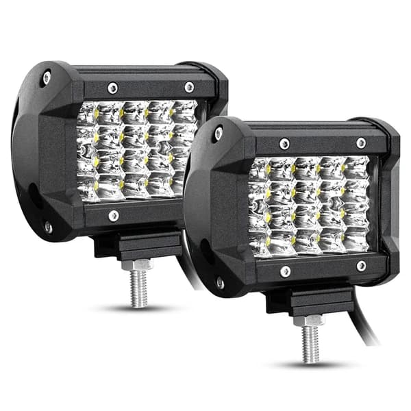 LED-työvalo, 9D-tekniikka, maastoajoon, 2x 4 tuumaa 60W Ei johtoa
