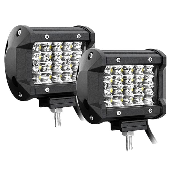 LED-työvalo, 9D-tekniikka, maastoajoon, 2x 4 tuumaa 60W Ei johtoa