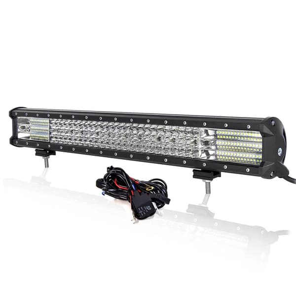 LED-arbetsljusstång, 9D-teknik, för offroad-bruk, 23 tum 570W med tråd