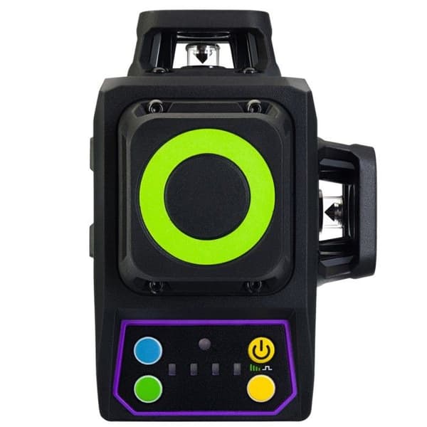 3D Bygglasern - ERMENRICH - PRO LV50V - 12 Gröna Linjer - Automatisk Nivellering - USB-C