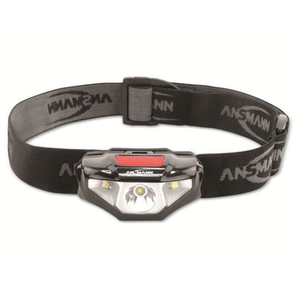 LED pannlampa - ANSMANN - HD70B - Batteri - Svart