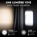 Miniatyrbild 2 av 4: Favor Arbetslampa LED uppladdningsbar - Magnetisk - IP67 - 1600 lumen - Arbetslampa - Uppladdningsbar LED strålkastare -