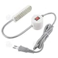 Miniatyrbild 1 av 4: INN Lampa LED 30 ljuspärlor 2W kabel på 1,4m lång med magnetisk bas lampa för symaskin industriell symaskin