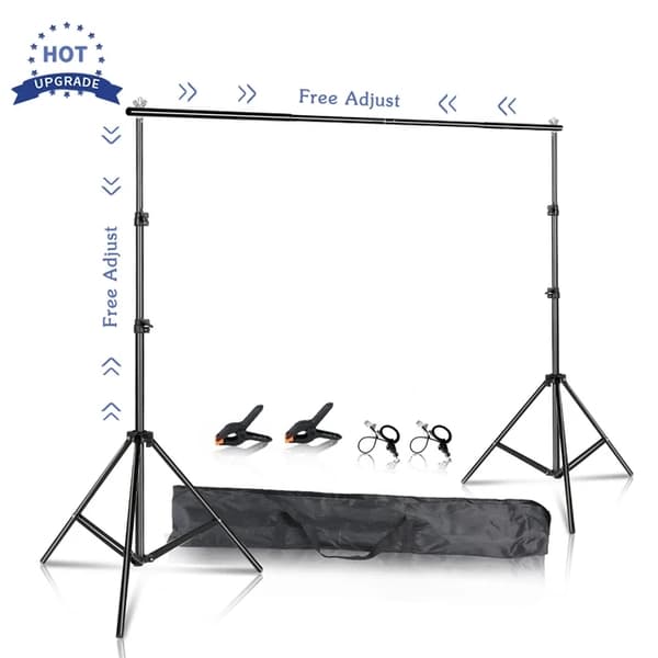 Fotografi baggrundsstøtte, grøn skærm støttesystem, chroma key video fester, 2X2M, passer til A Nr sandsæk