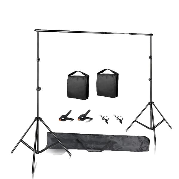 Fotografi baggrundsstøtte, grøn skærm støttesystem, chroma key video fester, 26X3M, passer til B med sandsæk
