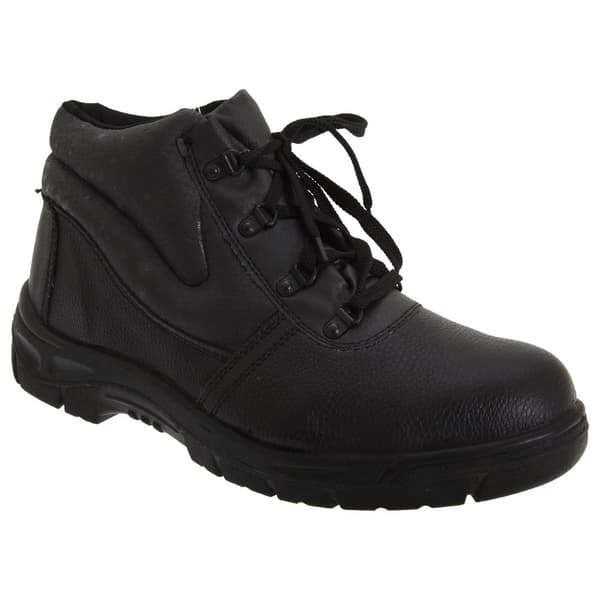 Grafters Mens Grain Leather Padded Ankle Safety Toe Cap Boots