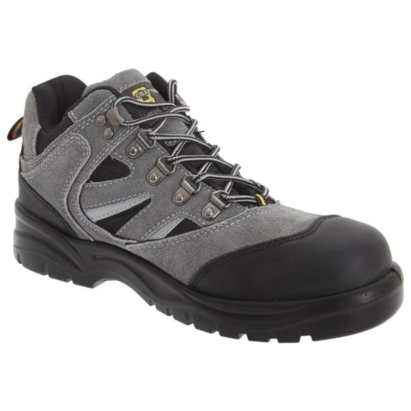 Grafters Mens Industrial Safety Hiking Boots Dark Grey/Black 7 UK