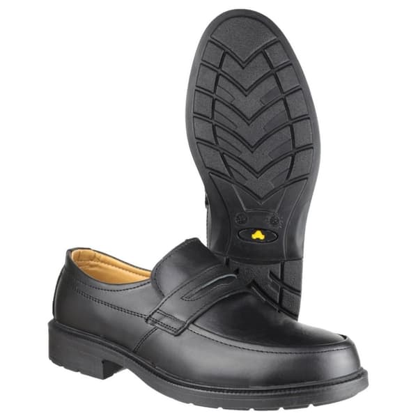 Amblers Sikkerhedssko FS46 Mocc Toe Safety Slip On Sko til mænd