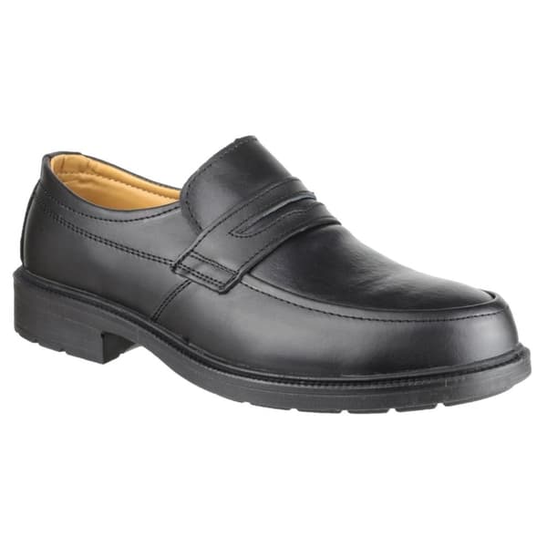 Amblers Sikkerhedssko FS46 Mocc Toe Safety Slip On Sko til mænd Black 13 UK