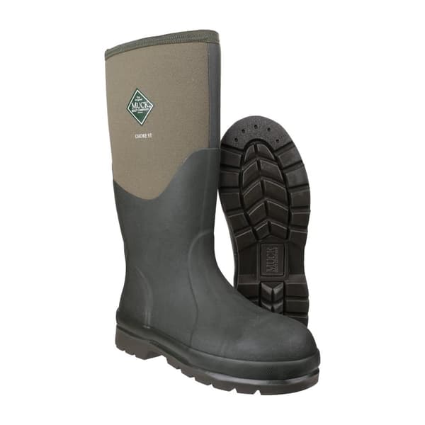 Muck Boots Unisex Chore Classic Hi Steel Safety Wellington Boots