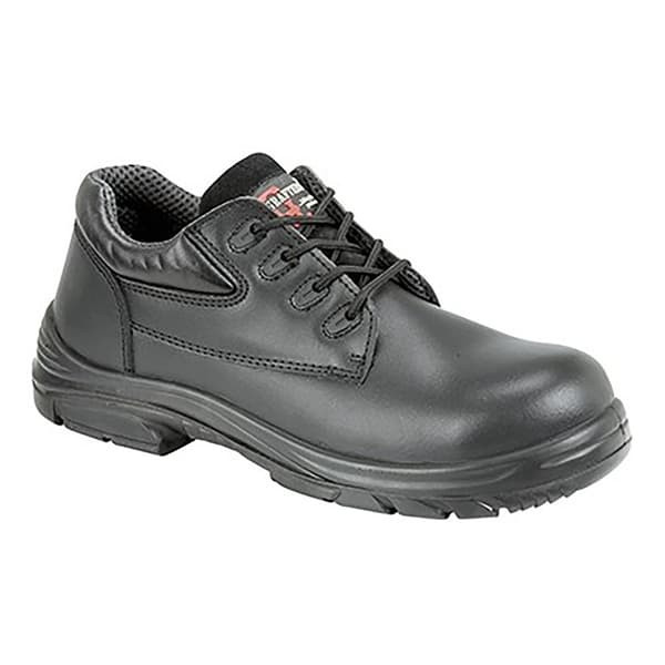 Grafter Mens Wide Fitting Lace Up Safety Shoes