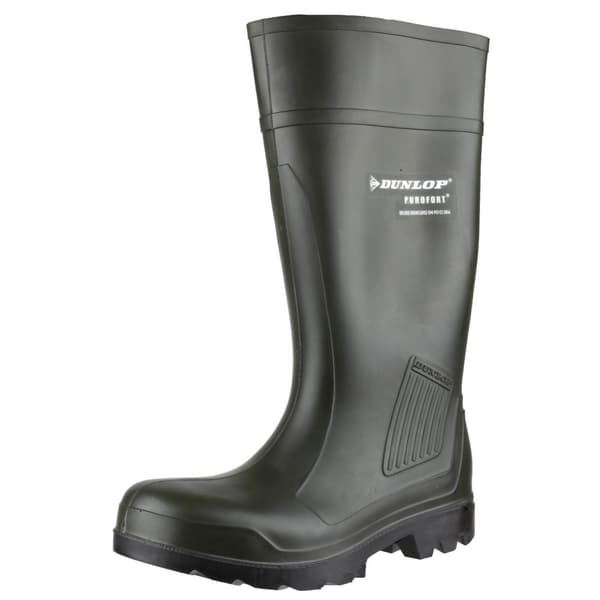 Dunlop D460933 Purofort PRO Non-Safety / Støvler til mænd / gummistøvler med glat gummi