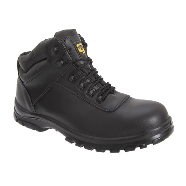 Grafters Stövlar av typen Hiker för män som är helt sammansatta och inte av metall och som är säkra på säkerhet Black 44 EUR