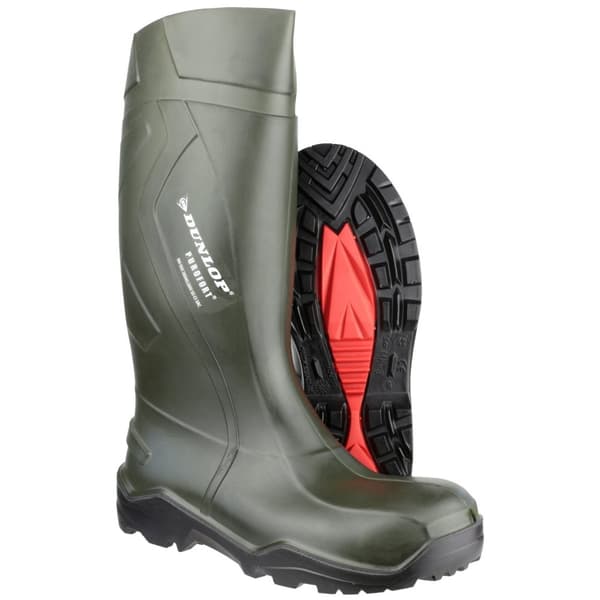 Dunlop C762933 Purofort+ Full Safety Standard Wellington Boxed / Herrstövlar