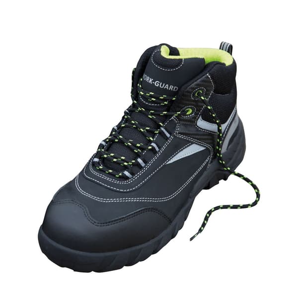 Result Workguard Blackwatch snørebåndssikkerhedsstøvler til mænd Black/Silver 9 UK