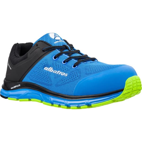 Albatros Mens Impulse Low Safety Trainer Blue/Black 9 UK