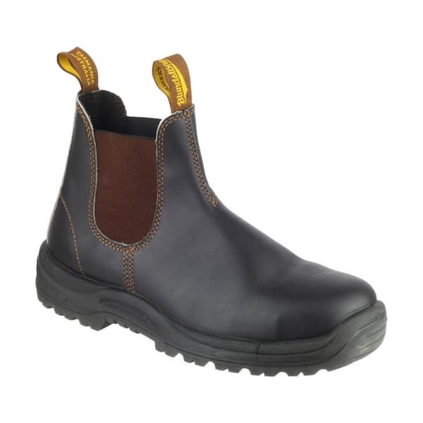 Blundstone 192 skyddsskor för män för industriell säkerhet Brown 13 UK