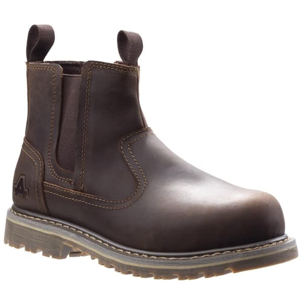 Amblers Safety Womens AS101 Alice Slip On Safety Boot Brown 6 UK