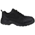Miniatyrbillede 4 af 5: Amblers Stål Unisex FS214 Black Safety Trainer / Herre Dame Sko