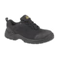 Miniatyrbillede 1 af 5: Amblers Stål Unisex FS214 Black Safety Trainer / Herre Dame Sko