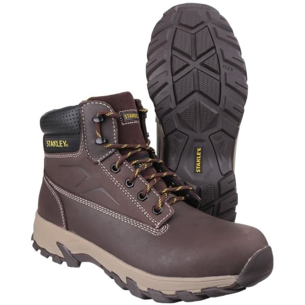 Stanley Mens Tradesman Lace Up Penetration Resistant Safety Boots