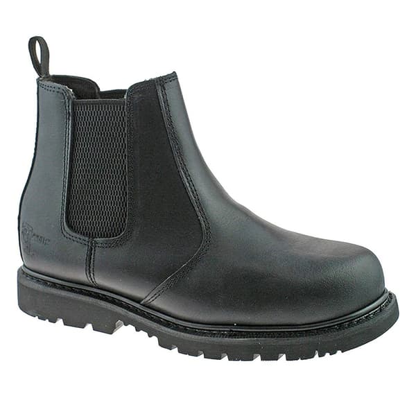 Grafters Chelsea Boots för män med säkerhetsskydd
