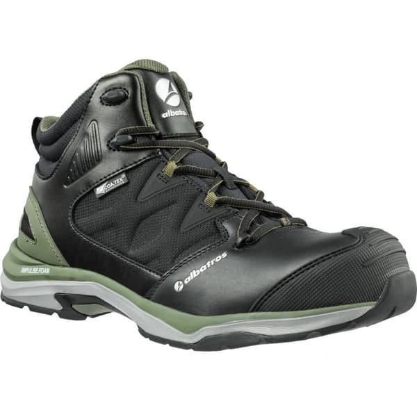 Albatros Ultratrail Ctx Mid Safety Boot för män Black/Olive 13 UK