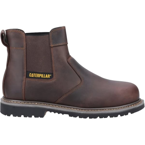 Caterpillar Mens Powerplant Dealer Leather Safety Boots
