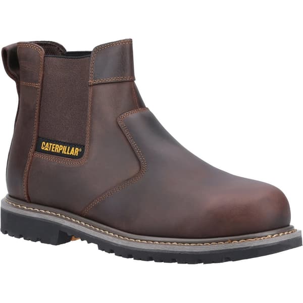 Caterpillar Mens Powerplant Dealer Leather Safety Boots