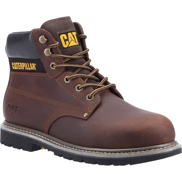 Caterpillar Mens Powerplant S3 Leather Safety Boots