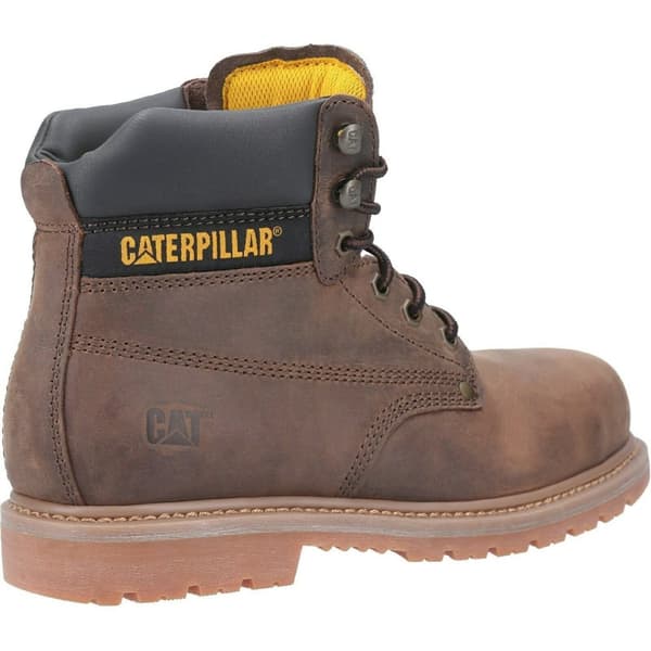 Caterpillar Mens Powerplant S3 Leather Safety Boots
