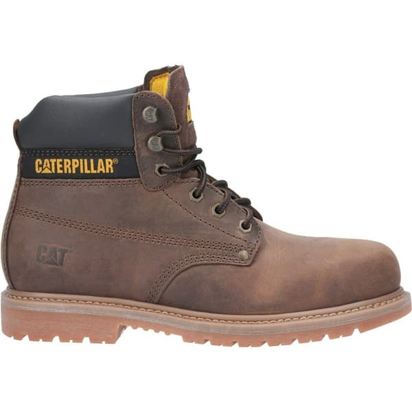 Caterpillar Mens Powerplant S3 Leather Safety Boots