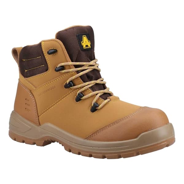 Amblers Unisex Adult 308C Metal Free Leather Safety Boots Honey 7 UK