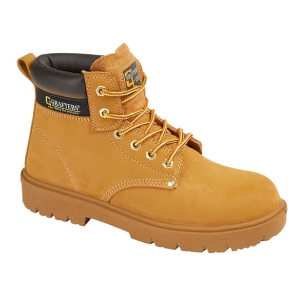 Grafters Mens Leather Safety Boots