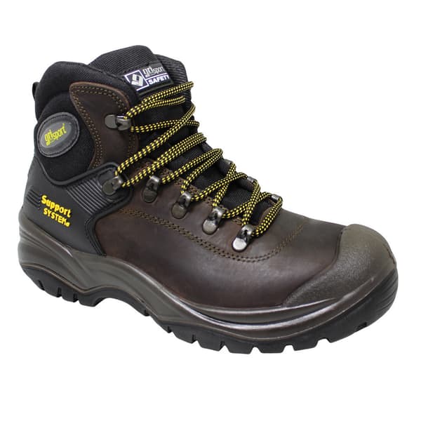 Grisport Mens Contractor läder säkerhetsstövlar Brown 7 UK