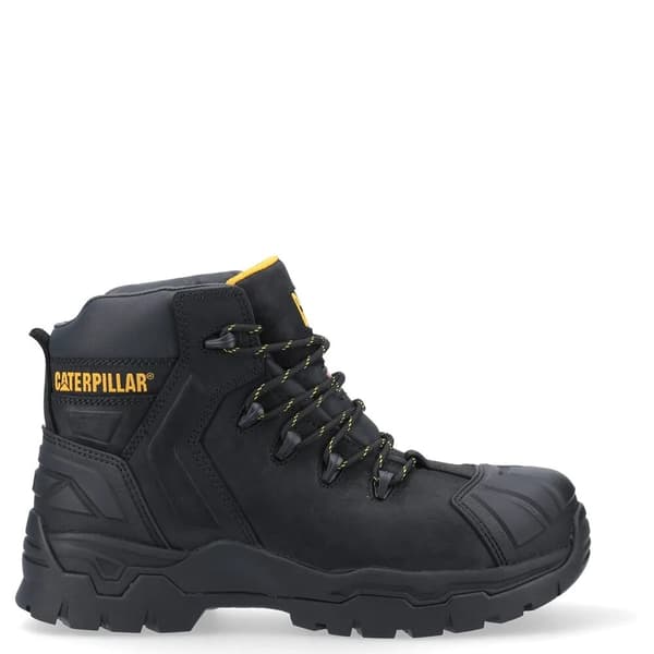 Caterpillar Mens Everett S3 Grain Leather Safety Boots