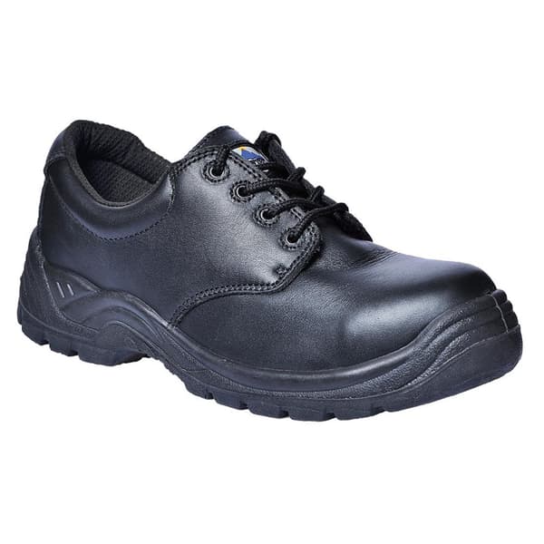 Portwest Mens Thor Leather Compositelite Safety Shoes Black 8 UK