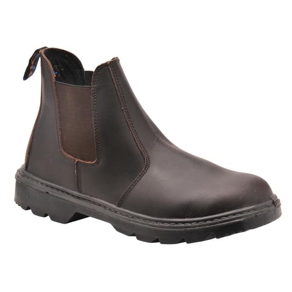 Portwest Unisex sikkerhedsstøvler i læder til voksne forhandlere Brown 13 UK