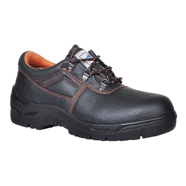 Portwest Steelite Ultra Leather säkerhetsskor för män Black 7 UK