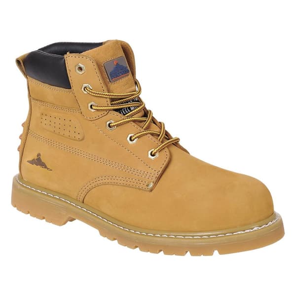Portwest Unisex Adult Steelite Plus Nubuck Welted Safety Boots Honey 6 UK
