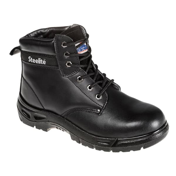 Portwest Unisex Steelite läder säkerhetsstövlar för vuxna Black 11 UK