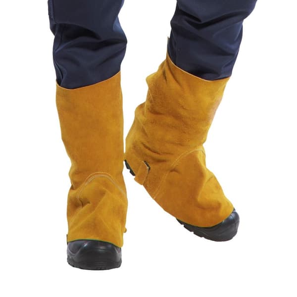 Portwest Unisex voksen Safe Welder læderstøvleovertræk Tan One Size