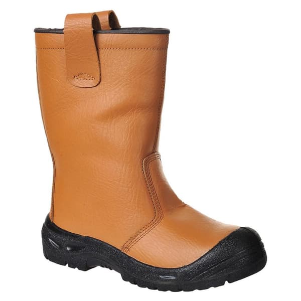 Portwest Steelite Leather Anti Scuff Toe Rigger Boots för män